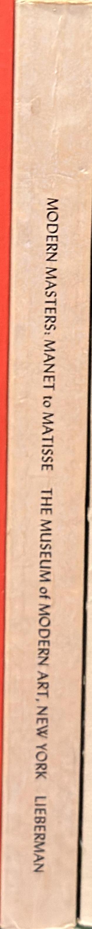 Modern masters : Manet to Matisse spine
