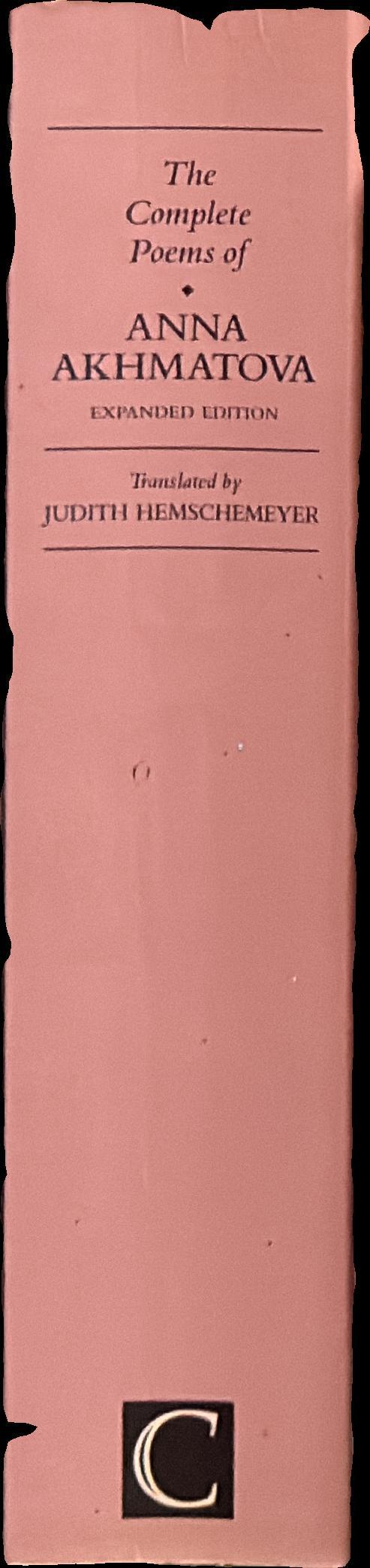 The complete poems of Anna Akhmatova spine