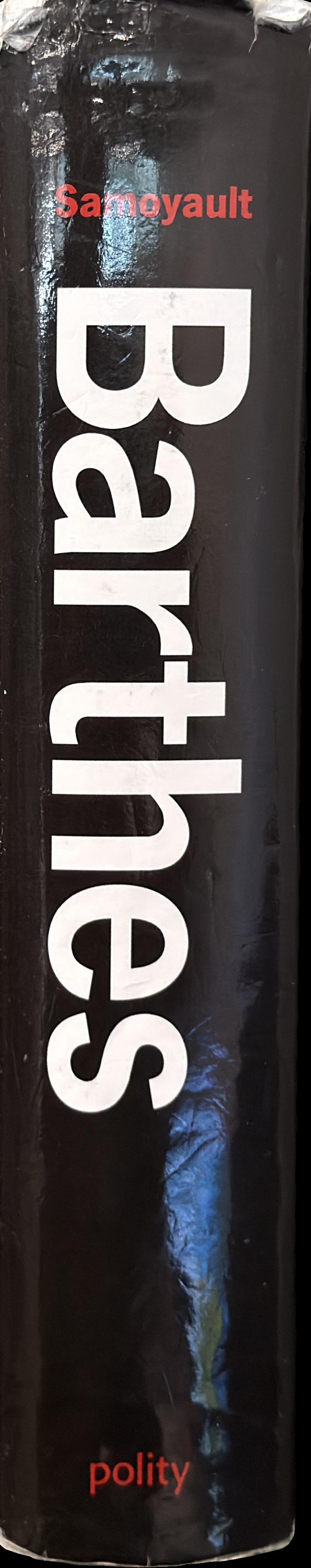 Barthes : a biography spine