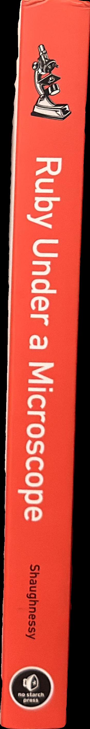 Ruby under a microscope spine