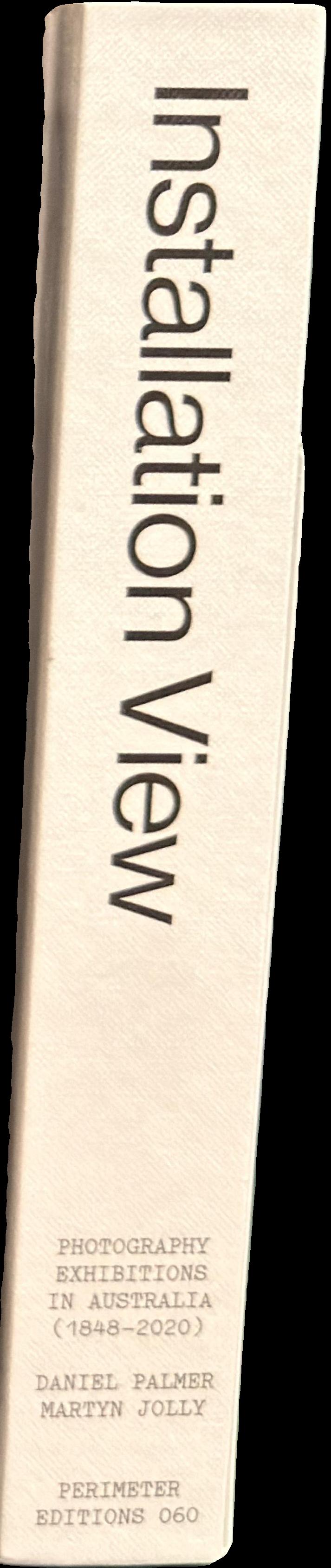 Installation view : photography exhibitions in Australia (1848–2020) spine