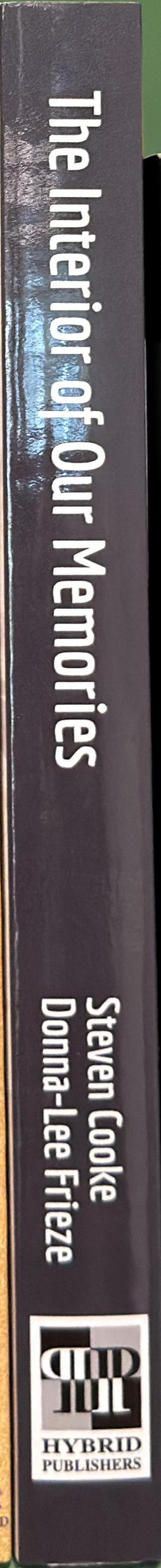 The interior of our memories : a history of Melbourne's Jewish Holocaust Centre spine