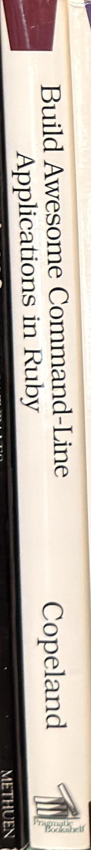 Build awesome command-line applications in Ruby spine