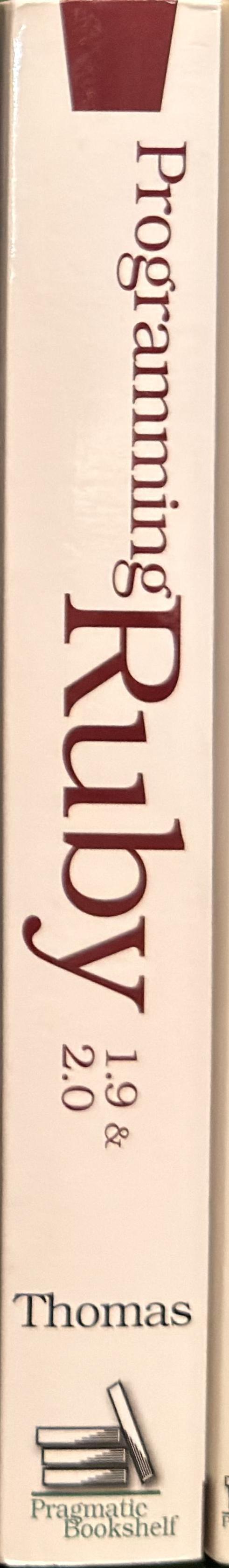 Programming Ruby : the pragmatic programmers' guide spine