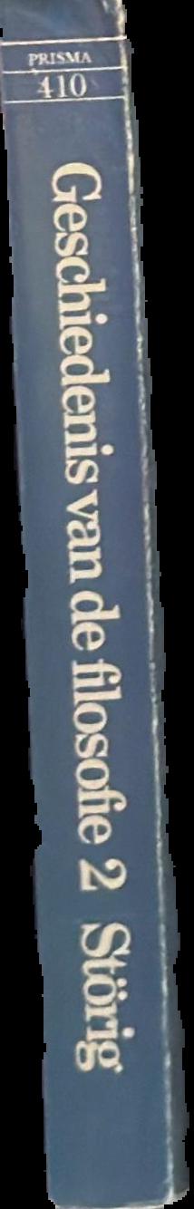 Geschiedenis van de filosophe 2 / Hans Joachim Störig spine