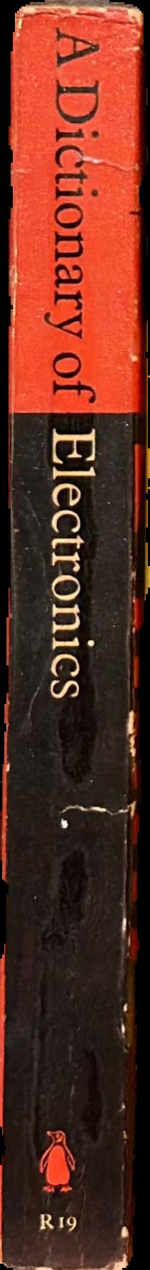 A dictionary of electronics spine