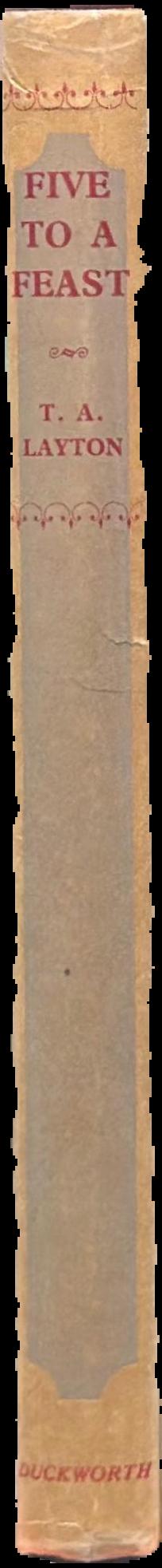 Five to a feast / by T. A. Layton spine