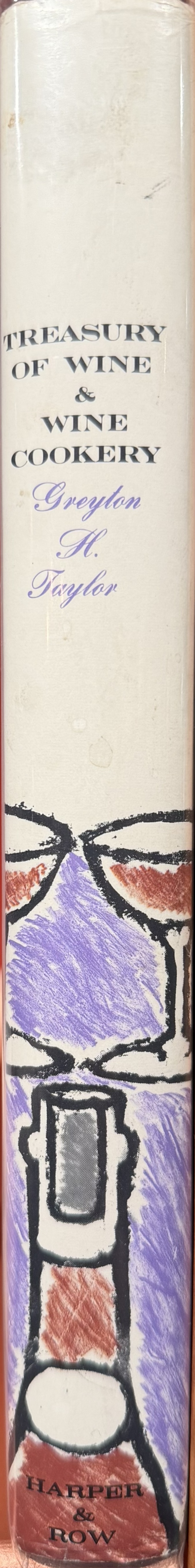 Treasury of wine and wine cookery spine