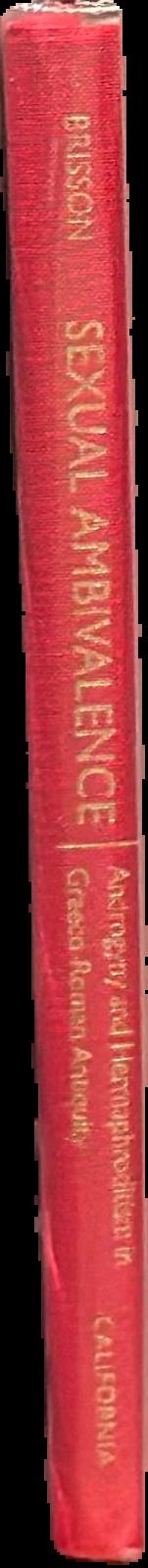 Sexual ambivalence : androgyny and hermaphroditism in Graeco-Roman antiquity / Luc Brisson ; translated by Janet Lloyd spine
