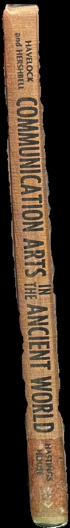 Communication arts in the ancient world spine