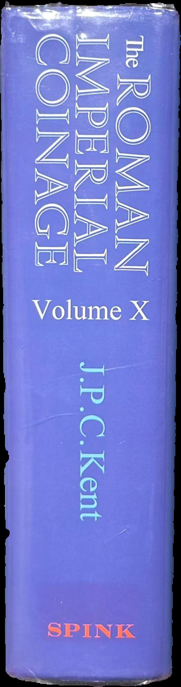 The Roman Imperial coinage : volume X : the divided empire and the fall of the western parts AD 395-491 spine