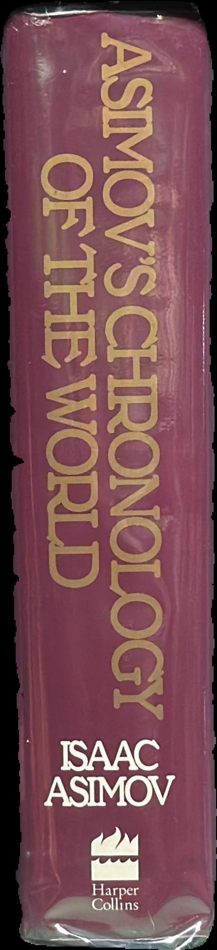 Asimov's chronology of the world / Isaac Asimov spine