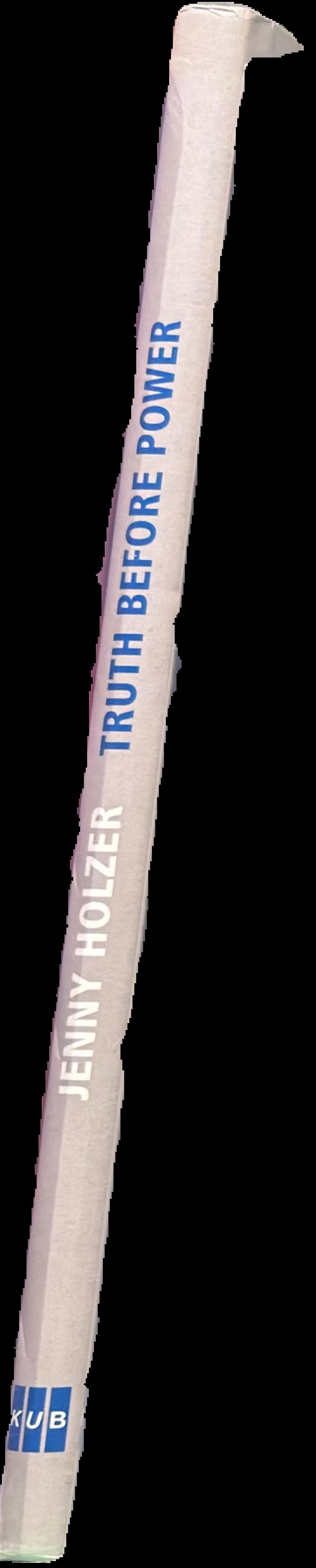 Jenny Holzer : truth before power spine