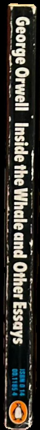Inside the whale and other essays / George Orwell spine