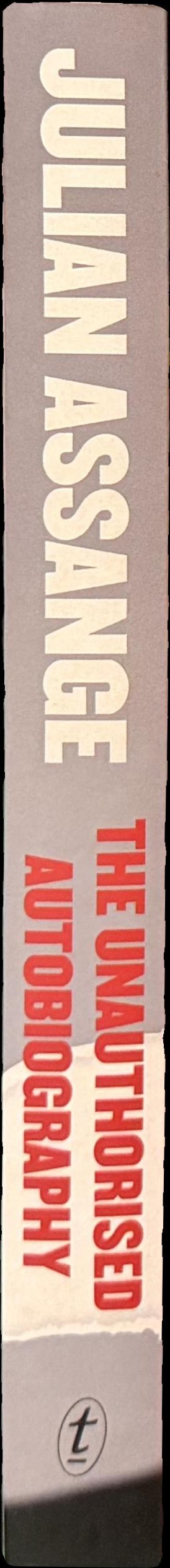 Julian Assange : the unauthorised autobiography spine
