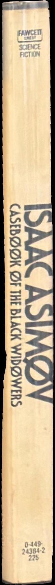 Casebook of the Black Widowers spine