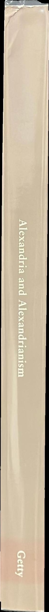 Alexandria and Alexandrianism spine