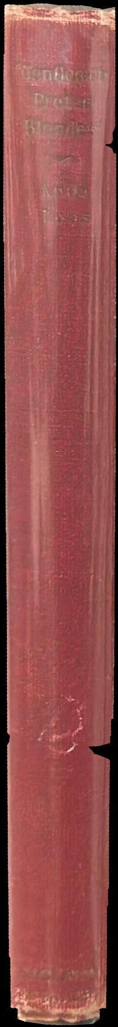 "Gentlemen prefer blondes" : the illuminating diary of a professional lady spine