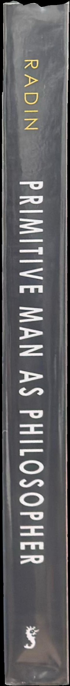 Primitive man as philosopher spine