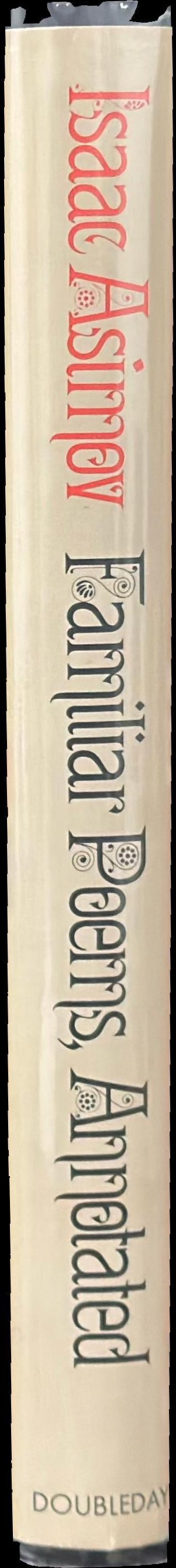 Familiar poems, annotated spine