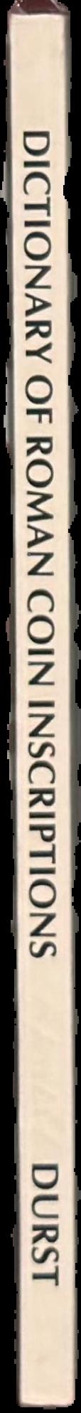 Dictionary of Roman coin inscriptions spine
