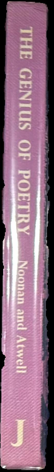The genius of poetry spine