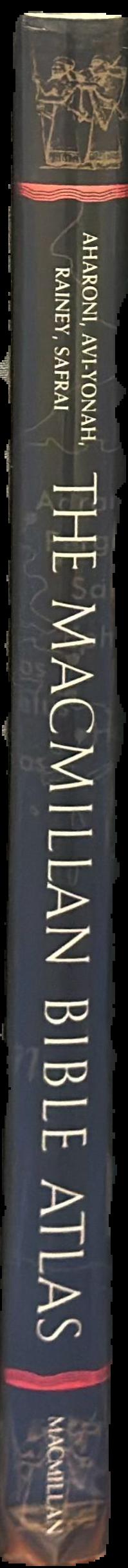 The Macmillan Bible atlas / Yohanan Aharoni and Michael Avi-Yonah spine
