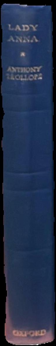 Lady Anna / by Anthony Trollope spine