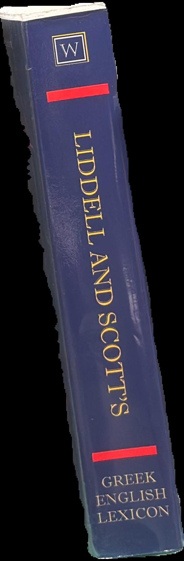 Liddell and Scott's Greek-English lexicon, abridged : the little Liddell / [by Henry George Liddell and Robert Scott] spine