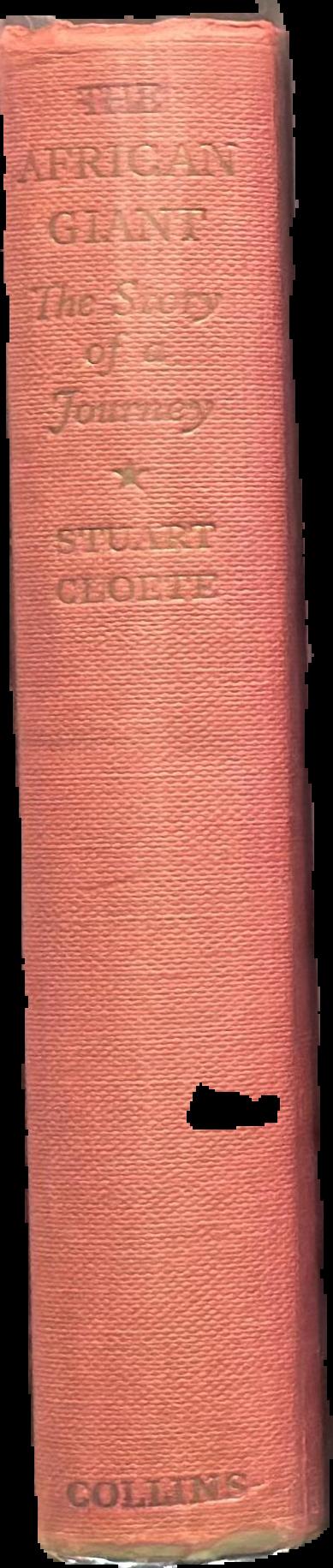The African giant : the story of a journey spine