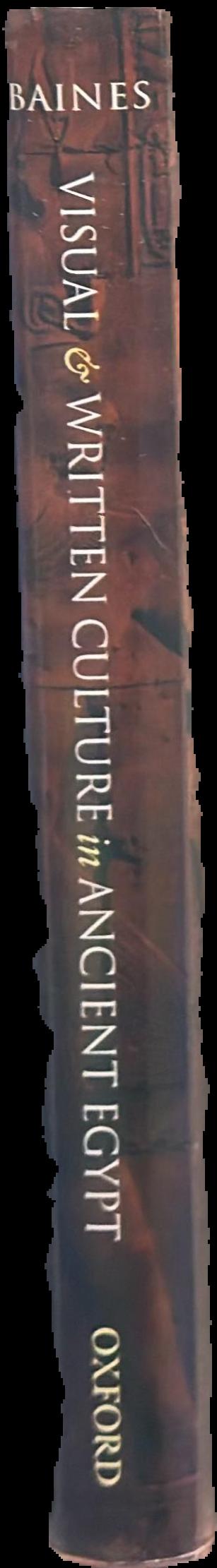 Visual and written culture in ancient Egypt spine