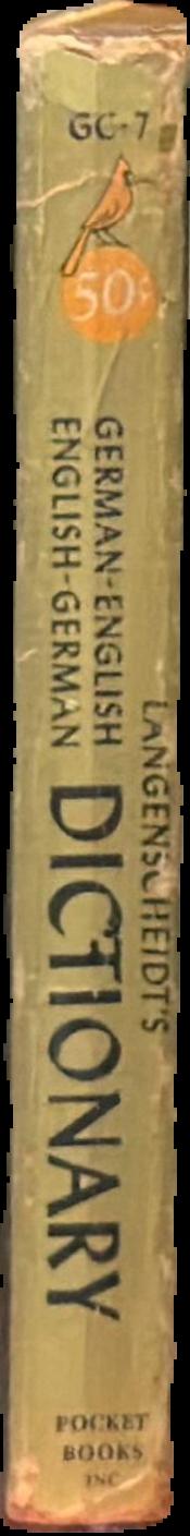 Langenscheidt's German-English English-German Dictionary Two volumes in one spine
