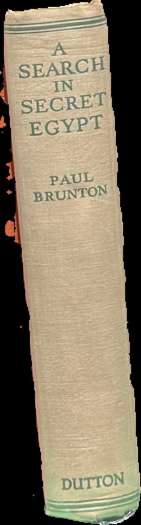 A search in secret Egypt spine