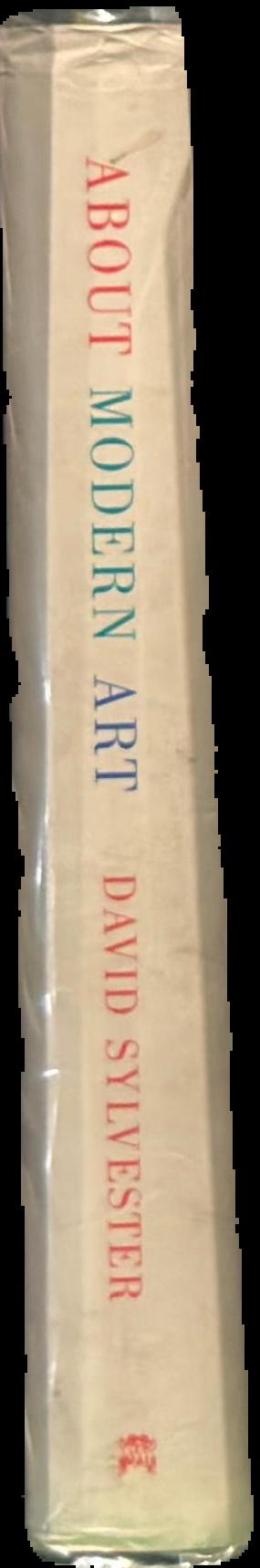 About modern art : critical essays 1948-96 spine