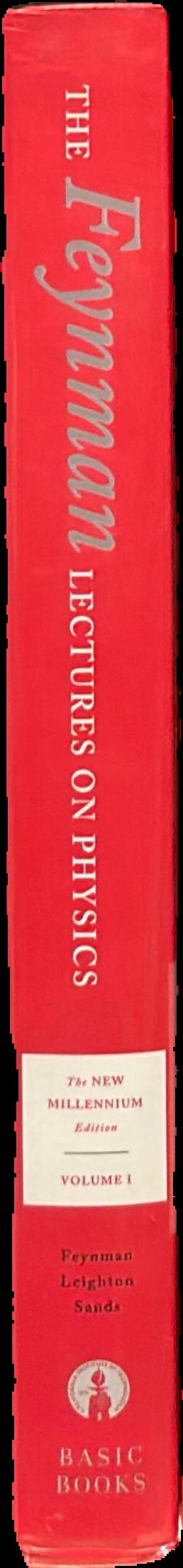 The Feynman lectures on physics : volume I [mainly mechanics, radiation and heat] / Feynman, Leighton, Sands spine