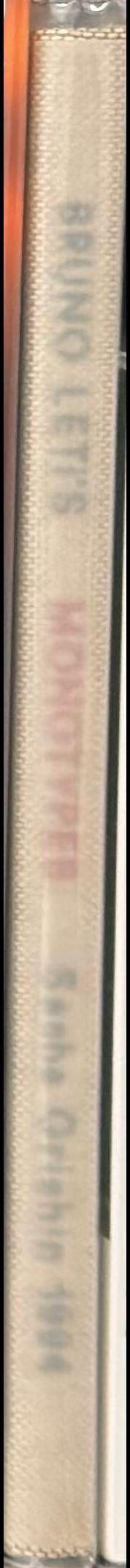 Bruno Leti's monotypes spine