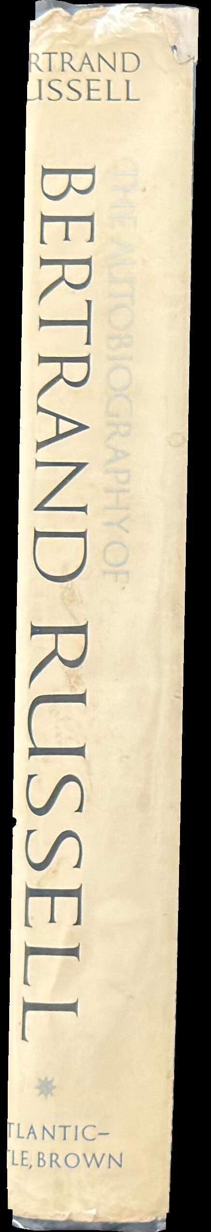 The autobiography of Bertrand Russell : 1872-1914 spine