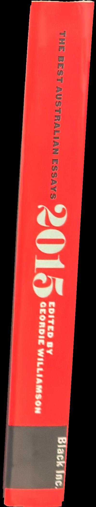 The best Australian essays 2015 spine