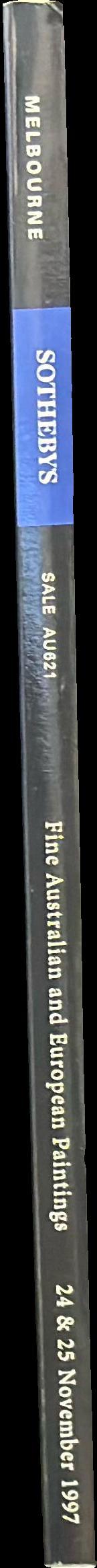 Fine Australian and European paintings, drawings, prints, photographs and sculpture : [auction, Monday 24 and Tuesday 25 November 1997] / Sotheby's spine