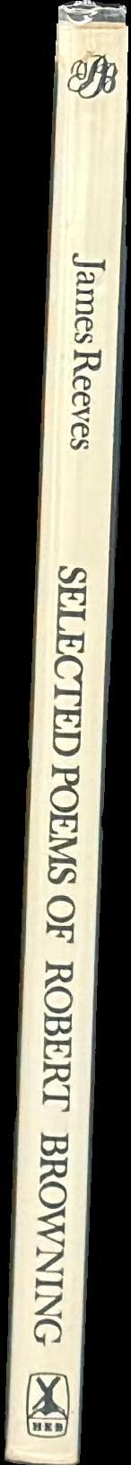 Selected poems of Robert Browning spine