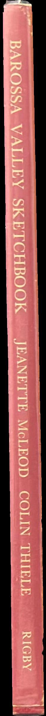 Barossa Valley sketchbook spine