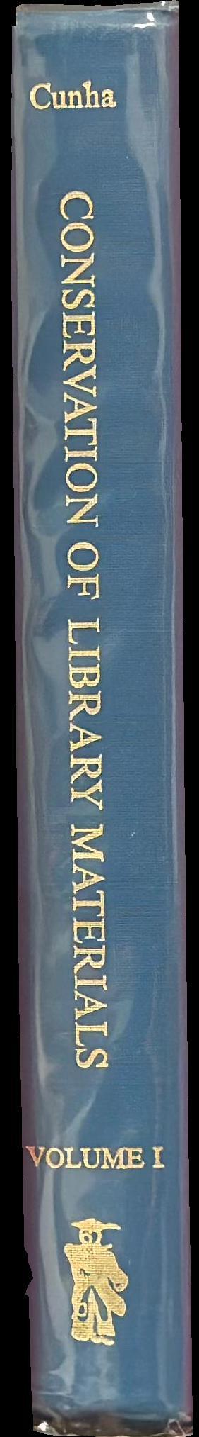 Conservation of library materials : a manual and bibliography on the care, repair, and restoration of library materials, volume I spine
