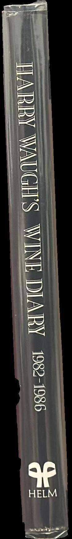 Harry Waugh's wine diary, 1982-1986 spine