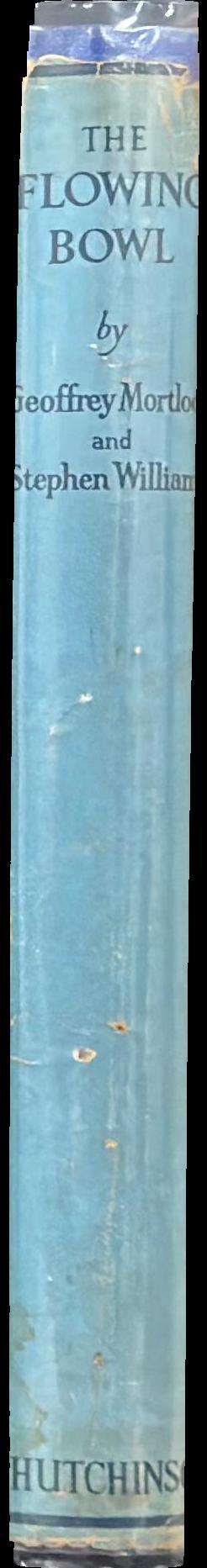 The flowing bowl : a book of blithe spirits and blue devils spine