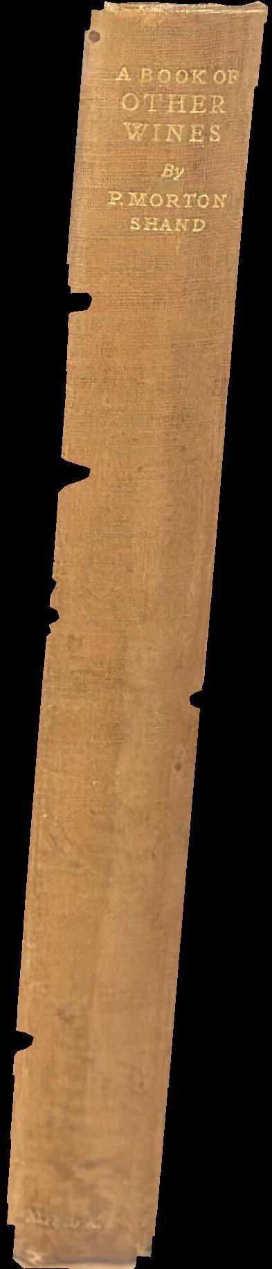 A book of other wines - than French spine