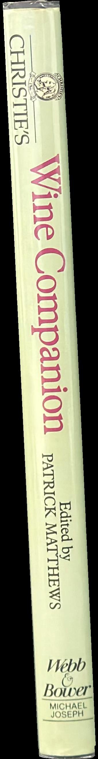 Christie's wine companion spine