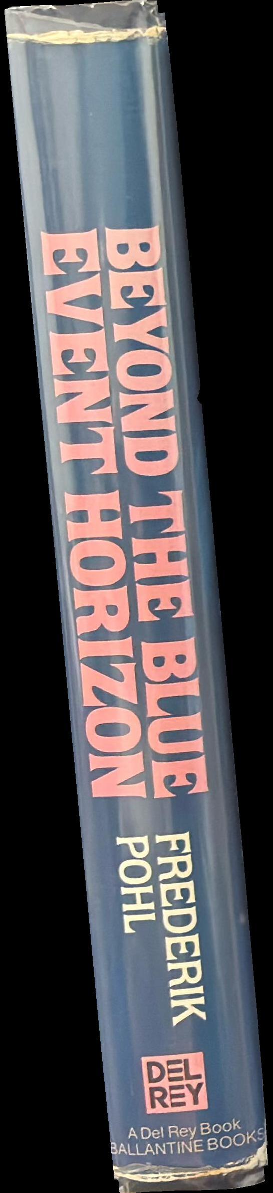 Beyond the blue event horizon spine