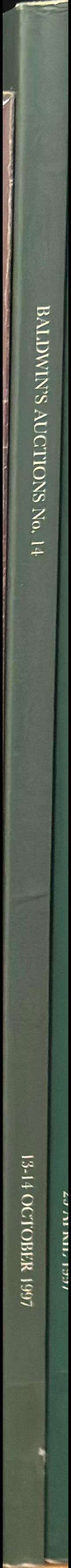 Auction number 14, Monday 13 October 1997and Tuesday 14 October 1997 : Greek, Roman & Celtic, British and world coins / Baldwin's Auctions spine