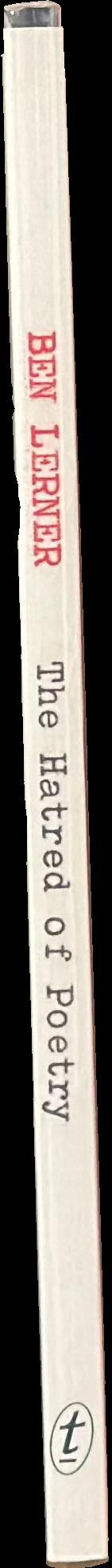 The hatred of poetry spine