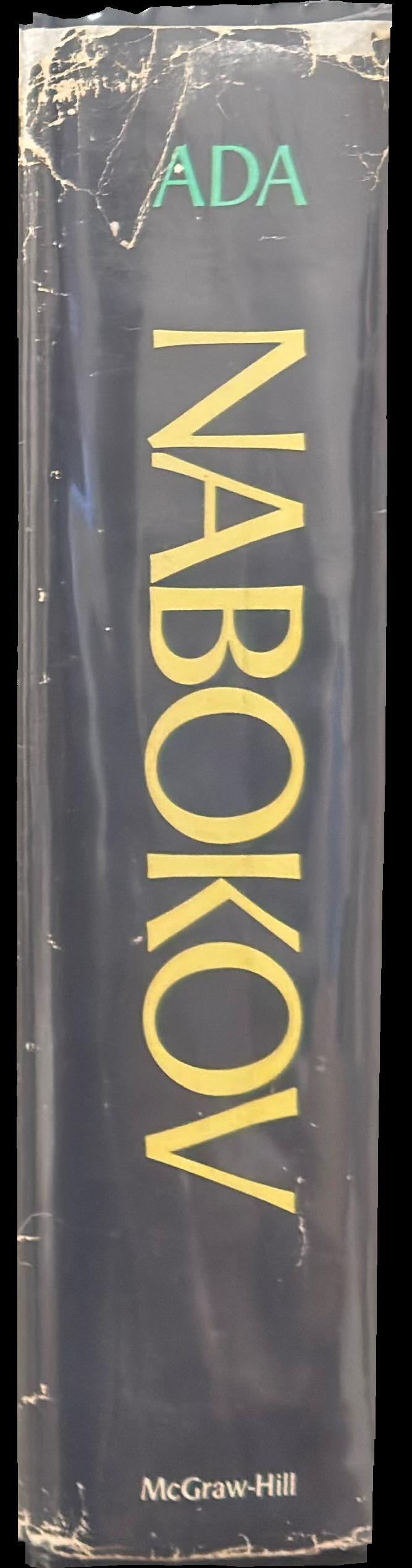 Ada, or, Ardor : a family chronicle spine